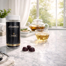 THRIVE daily food supplement gummies by Vitamia Health, made in the UK